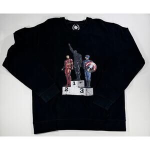 Panther Power Black Panther Pullover Sweatshirt Men's Large